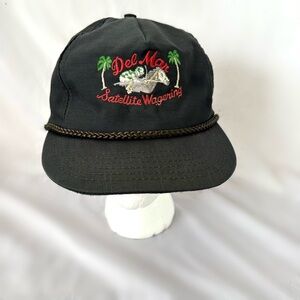 Vintage Del Mar palm trees horse gray hat baseball adult men’s